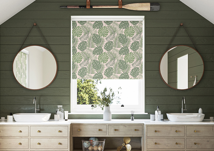 Lush Palms, Pink - Twist&Fit Roller Blind - Image 3